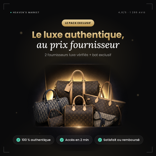 Fournisseurs luxe + bot Exclusif