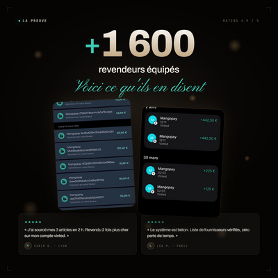 Fournisseurs luxe + bot Exclusif